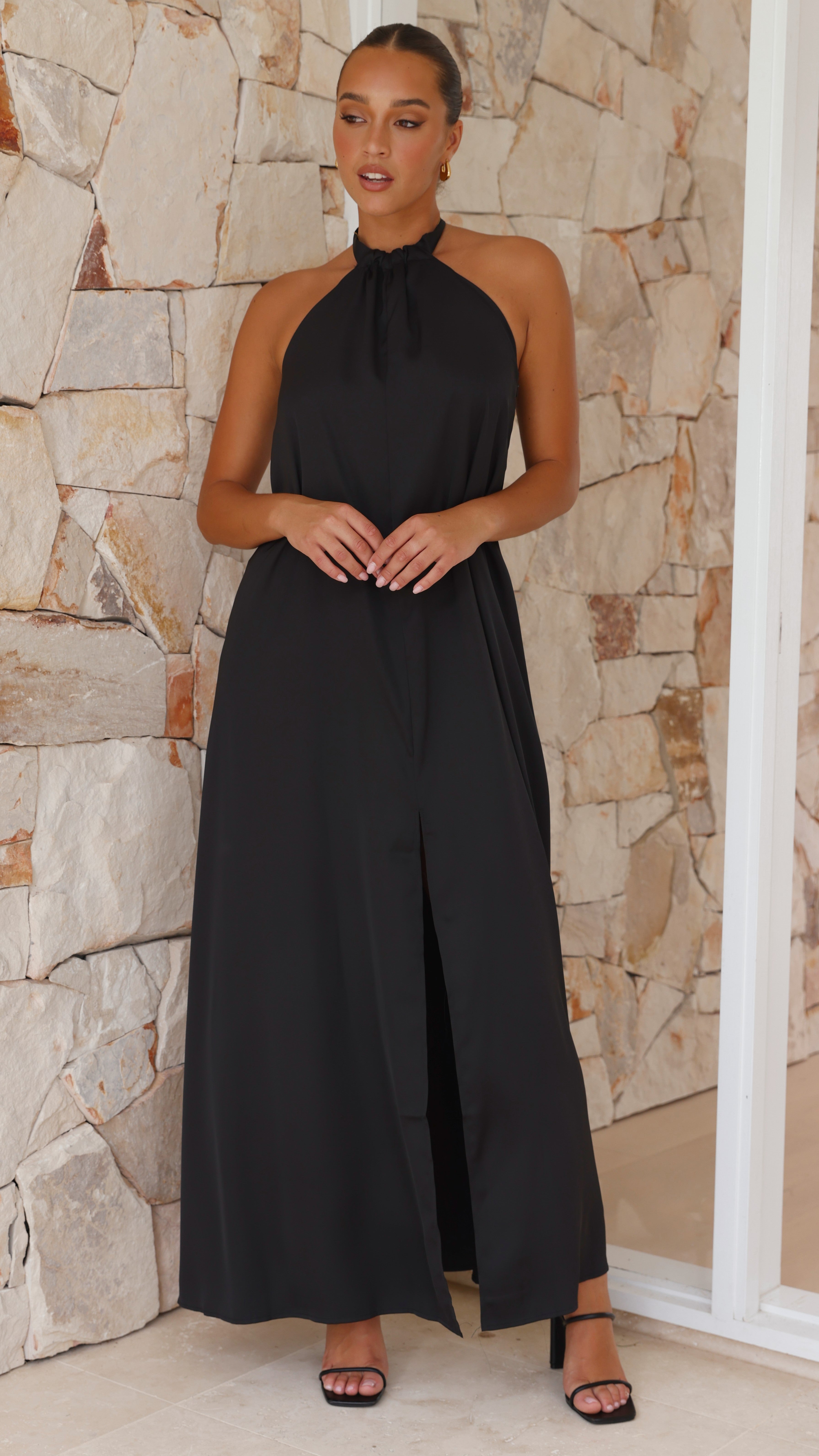Monique Maxi Dress - Black