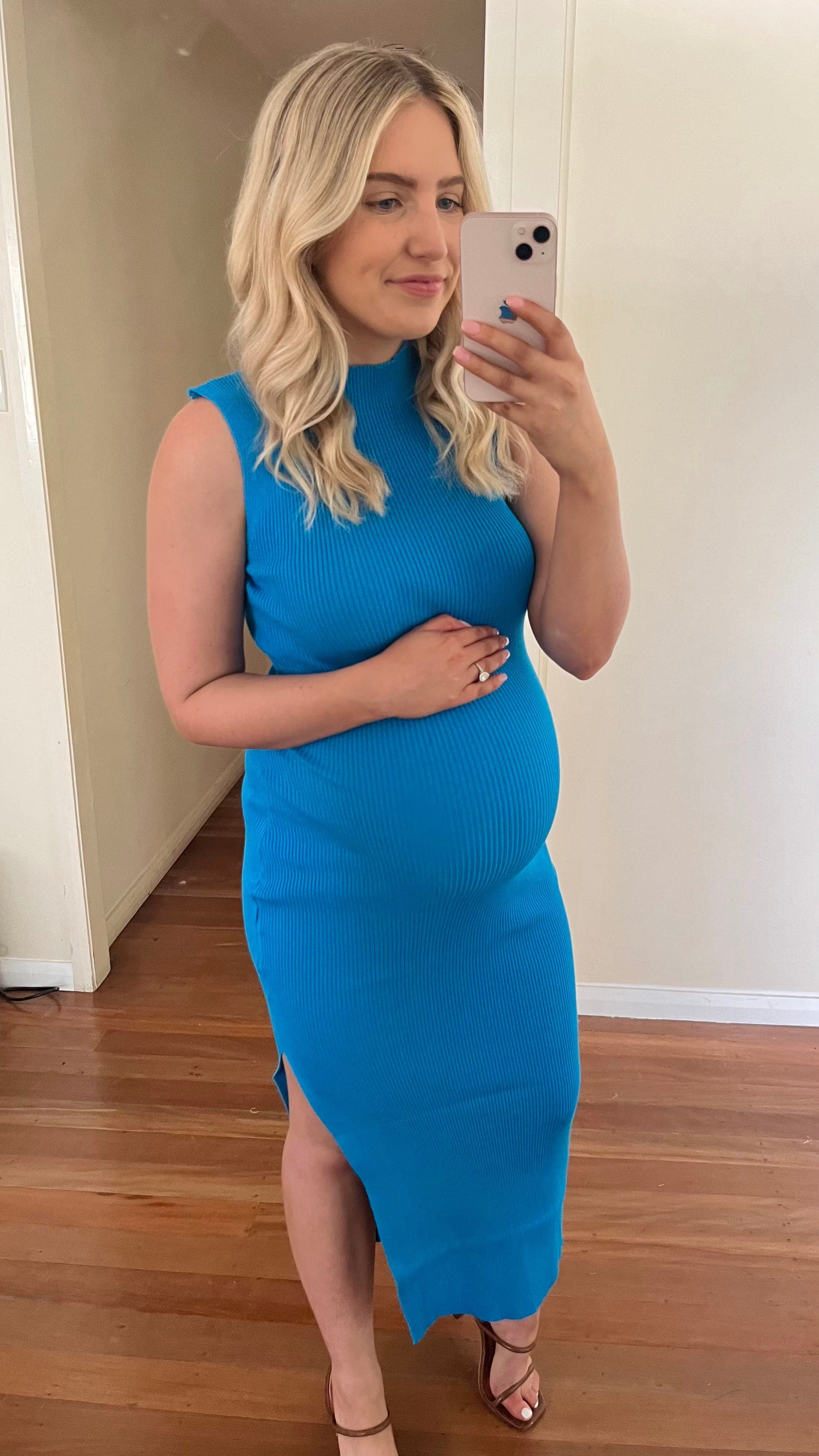 Mae Knit Dress - Blue