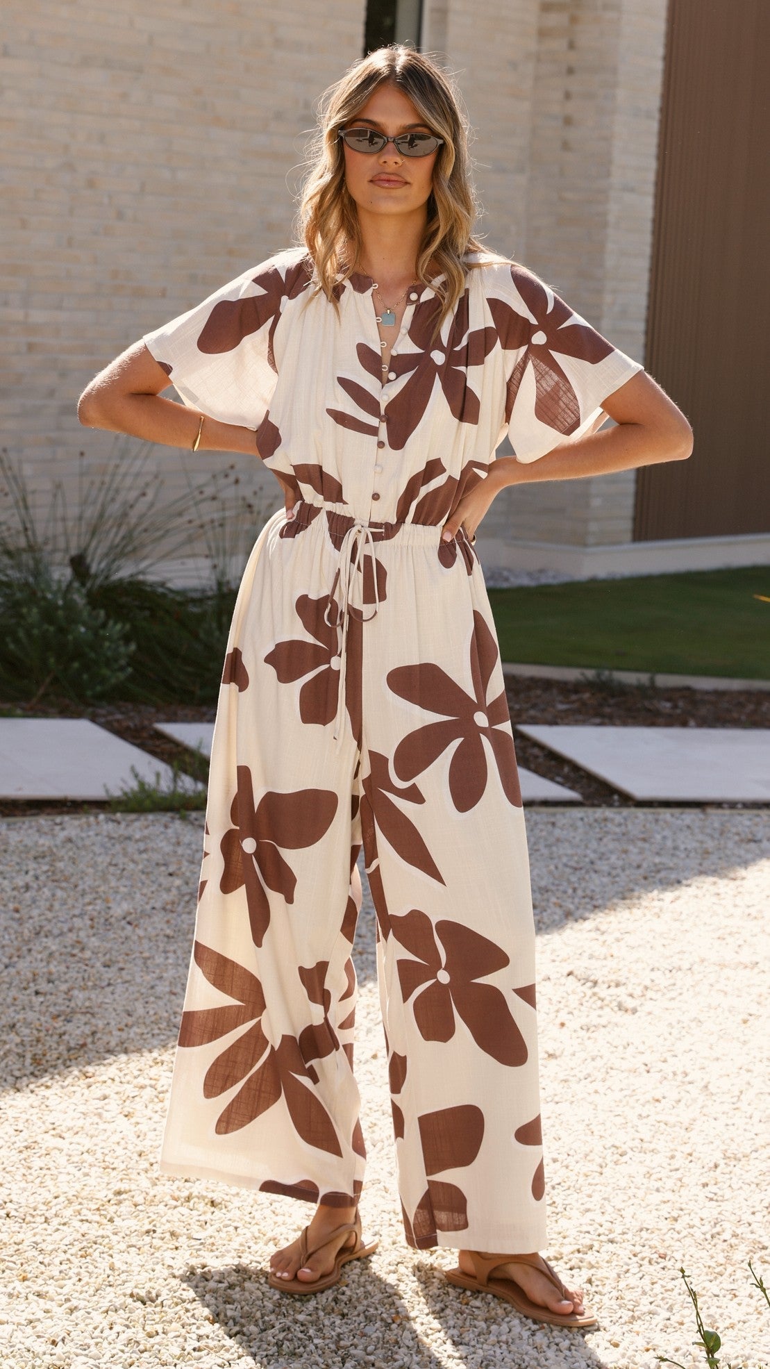 Santorini Jumpsuit - Belle Femme
