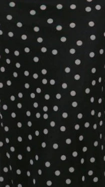 Loralei Maxi Dress - Black/White Polka Dot