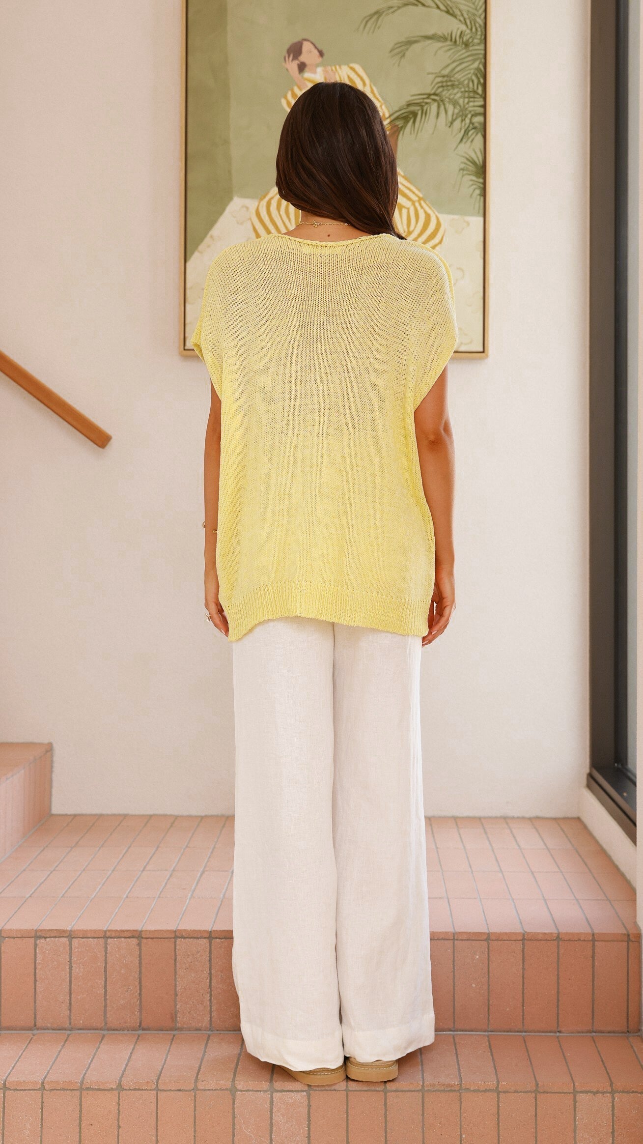 Stelaria Knit Top - Yellow