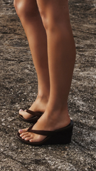 Ravyn Heel - Dark Cacao Suede