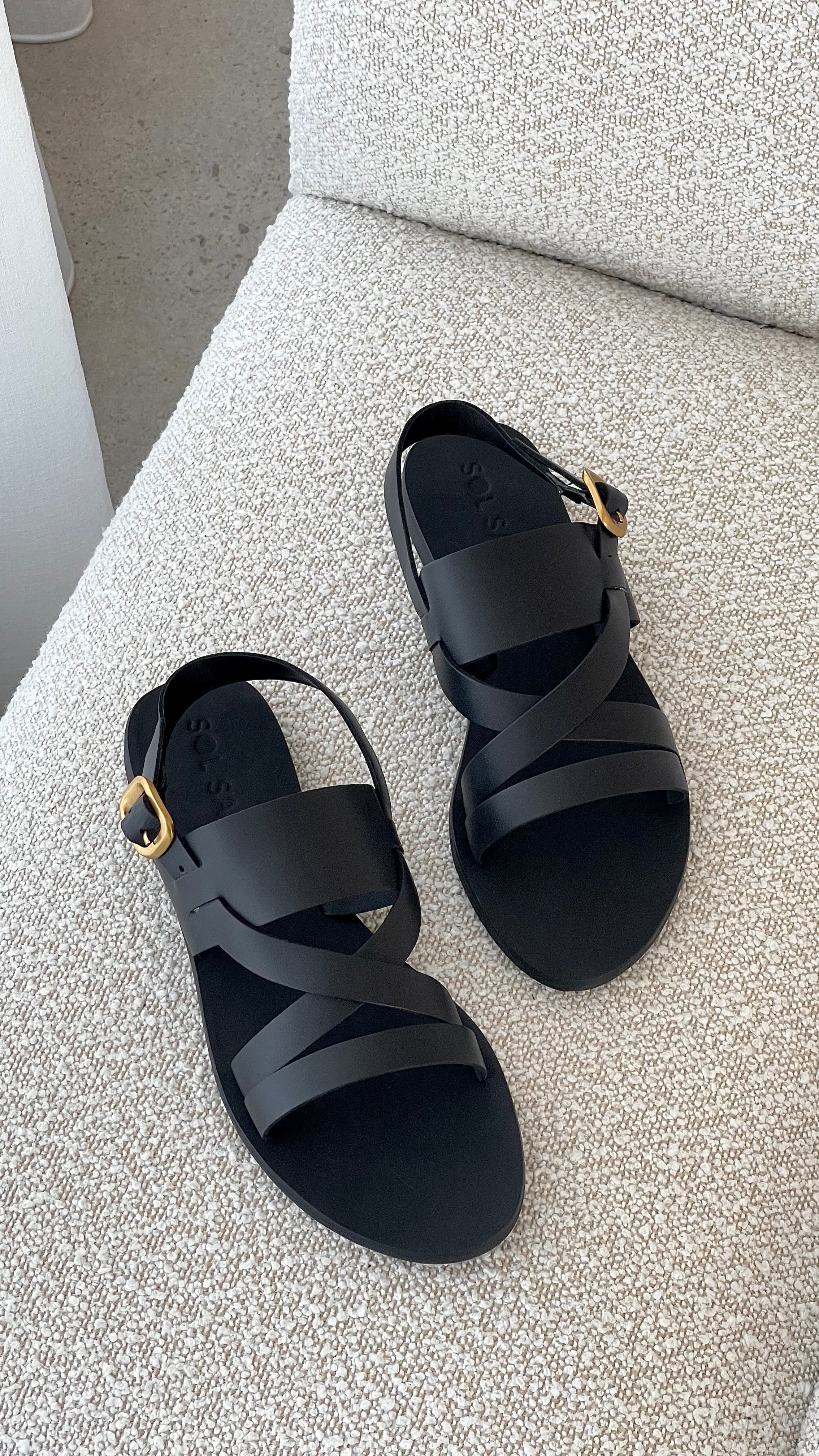 Sol Sana Palermo Sandal - Black