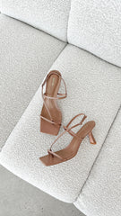 Scout Heel - Pecan Leather